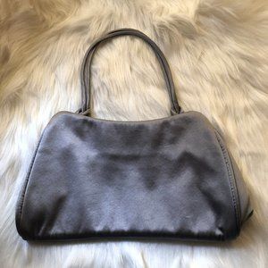 BCBG Maxazria purse silver gray Vintage 90s